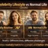 Celebrity Lifestyle vs Normal Life