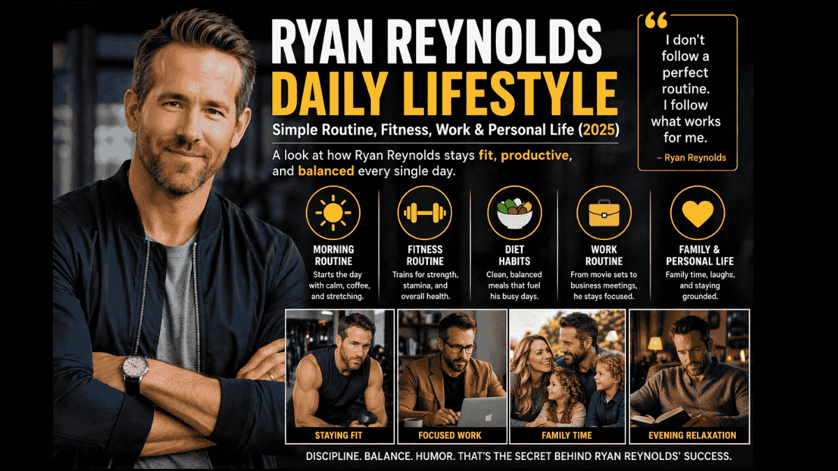 Ryan Reynolds Daily Lifestyle