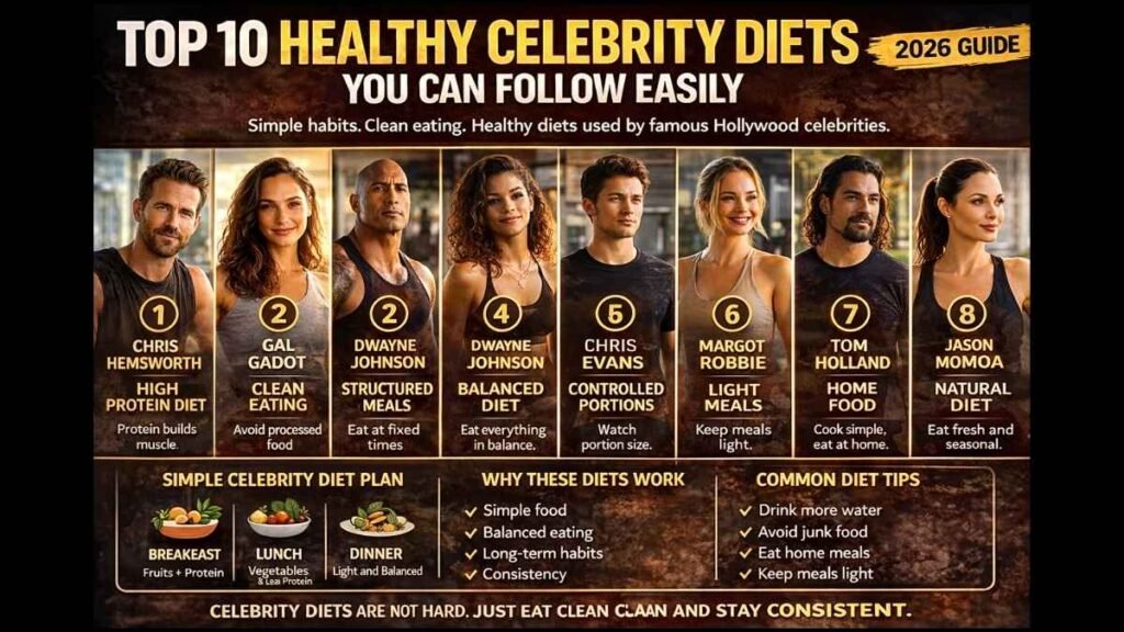 Top 10 Healthy Celebrity Diets