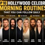 celebrity morning routines